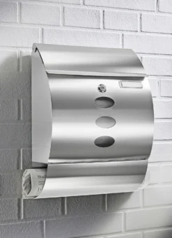 Abschließbarer Edelstahl-Briefkasten