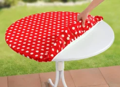 Abwaschbare Spann-Tischdecke