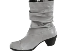 Andrea Conti, modische Damen-Stiefeletten, Winterschuhe, Weite G, mit Reißverschluss