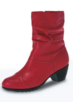 Andrea Conti, modische Damen-Stiefeletten, Winterschuhe, Weite G, mit Reißverschluss
