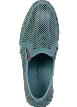 Andrea Conti, sommerliche Damen-Slipper, Weite G, mit herausnehmbarem Fußbett