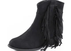 Andrea Conti, trendige Damen-Stiefeletten, Weite G, mit seitlichen Fransen