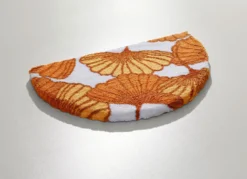Badgarnitur mit Ginkgoblätter-Motiv
