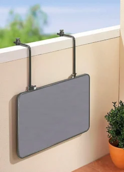 Balkon-Hängetisch mit Stahlrohrgestell