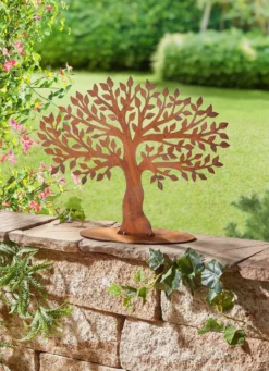 Baum "Milla" aus gerostetem Stahlblech