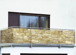 Bedruckter Balkon-Sichtschutz