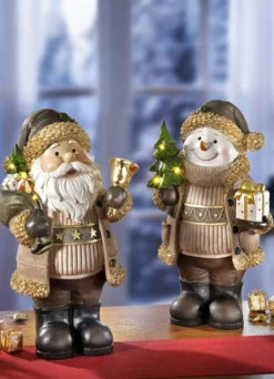 Beleuchtete Figuren aus Polyresin