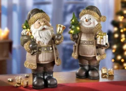 Beleuchtete Figuren aus Polyresin