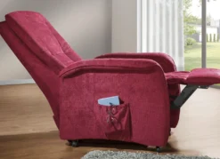 Bequemer TV-Sessel auf stabilem Holzgrundgestell