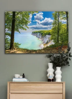 Bild "Kreidefelsen an der Küste der Ostsee auf der Insel Rügen"