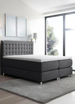 Boxspringbett mit Topper