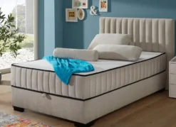 Boxspringbett mit Wendematratze und Bettkasten