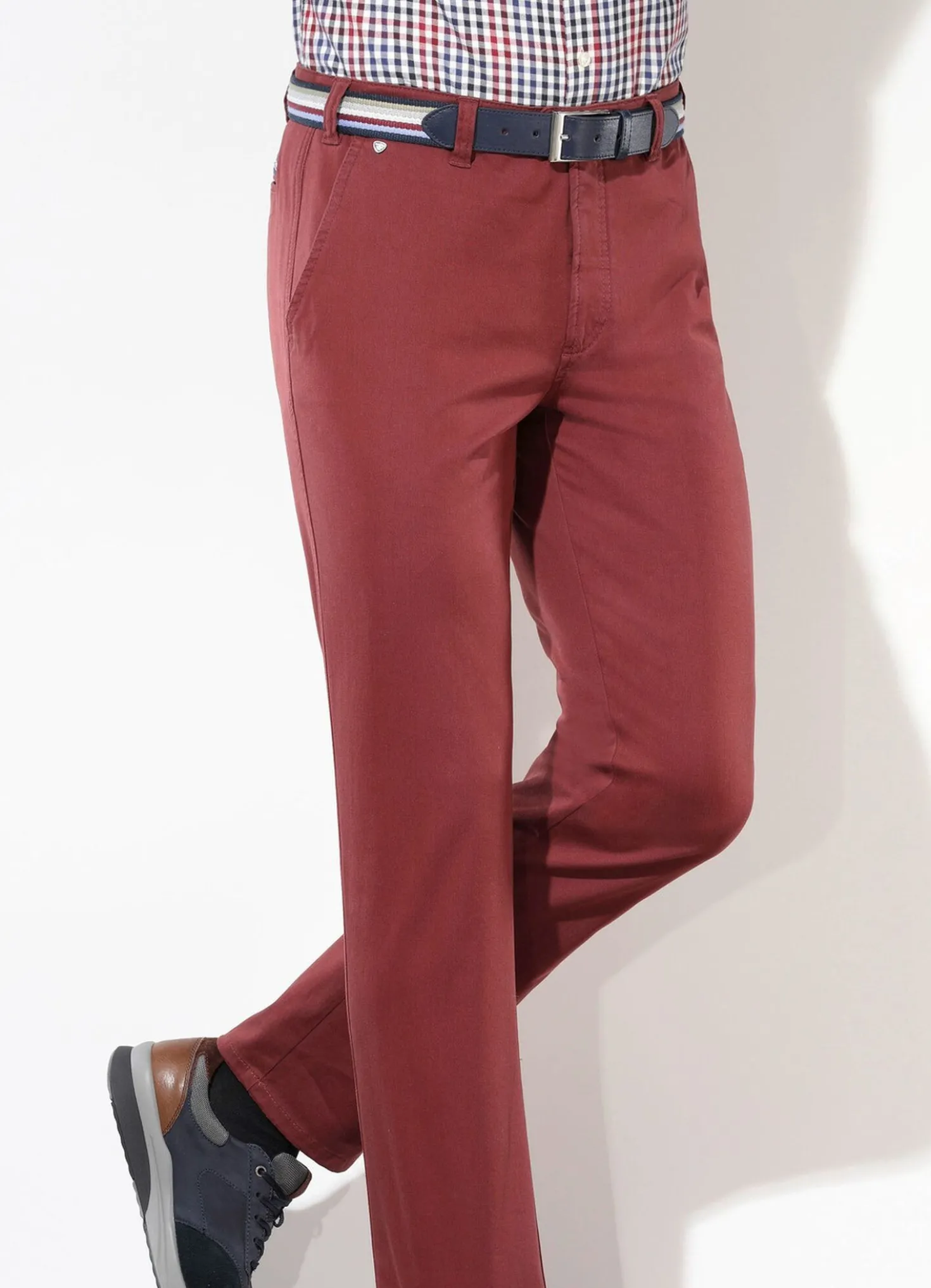 "Brühl"-Hose mit Gürtel in 3 Farben