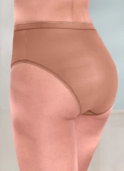 brio lingerie Fünferpack Slips mit glänzenden Abschlüssen