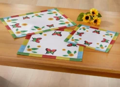 Bunte Tisch- und Raumdekoration