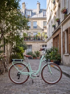 City-E-Bike mit Tiefeinstieg