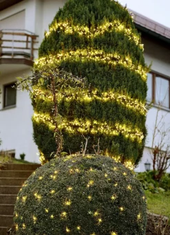 Cluster-LED-Lichterkette mit digitalem Outdoor-Trafo