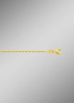 Diamantierte Ankerkette aus Gold