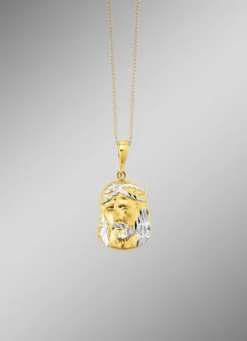 Diamantierter Anhänger in Bicolor