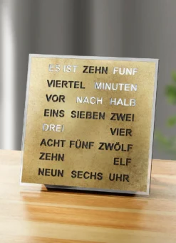 Digitale Tischuhr ohne Zeiger