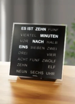 Digitale Tischuhr ohne Zeiger