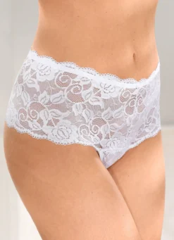 Dreierpack String-Pants aus elastischer Spitze