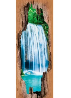3D-Tür-Sticker Wasserfälle