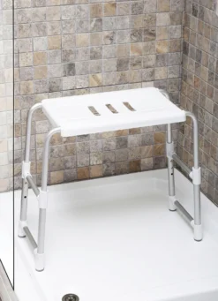 Dusch- und Badehocker mit XXL-Sitzfläche