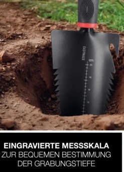 EASYmaxx 4in1 Handschaufel aus Carbonstahl