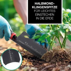 EASYmaxx 4in1 Handschaufel aus Carbonstahl