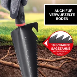 EASYmaxx 4in1 Handschaufel aus Carbonstahl