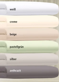 Edel-Satin-Spannbetttücher von Florella