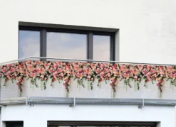 Einseitig bedruckter Balkon-Sichtschutz inkl. Befestigungsmaterial