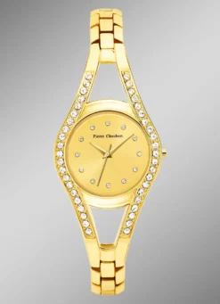 Elegante Quartz-Damenuhr mit Metallbandgehäuse