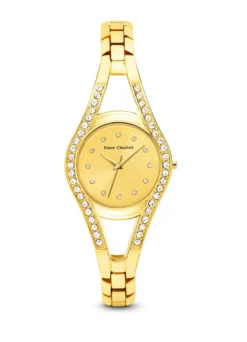 Elegante Quartz-Damenuhr mit Metallbandgehäuse