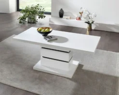 Eleganter Couchtisch mit Marmor-Optik