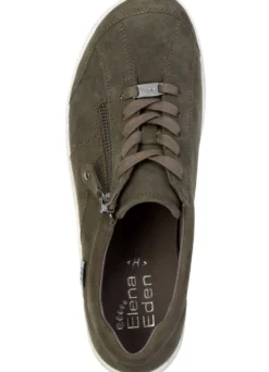 ELENA EDEN, bequeme Damen-Schnürschuhe, Weite H, mit herausnehmbarem Fußbett