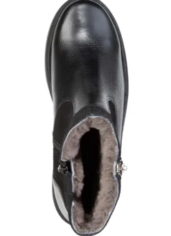 ELENA EDEN, warme Damen-Stiefeletten, Winterschuhe, Weite H, mit Lammfell