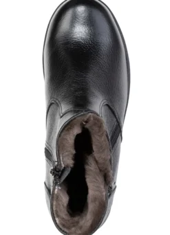 ELENA EDEN, warme Damen-Stiefeletten, Winterschuhe, Weite H, mit Lammfell