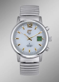 ETT-Funk-Solar-Herrenuhr im Titanlook