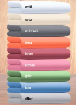Fein-Single-Jersey Spannbetttücher