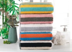 Flauschige, saugstarke Handtücher