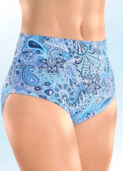 Fünferpack Slips mit Paisley-Druck