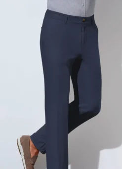 "Francesco Botti"-Hose mit Leinen in 3 Farben