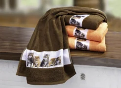 Frottier-Serie mit Jacquard-Bordüre