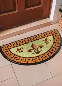 Fußmatte mit Lilien-Motiv