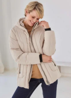 Funktionsjacke mit interessantem Stepp