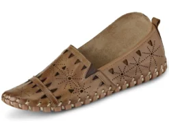 Gemini, sommerliche Damen-Slipper, Weite G, mit herausnehmbarem Fußbett