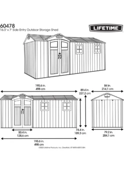 Gerätehaus von „Lifetime“