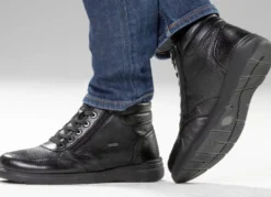 GINO GALANTE, gefütterte Herren-Boots, Winterschuhe, mit Reißverschluss